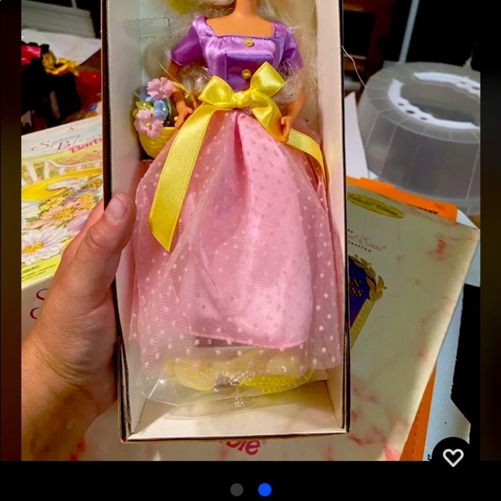 Nice spring time barbie new in the box